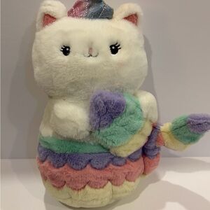 FAO Schwarz Meowmaid Plush Stuffed Animal Lights & Sound Working 12”